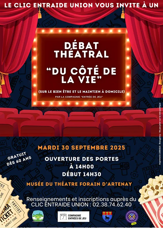 debat theatral Du cote de la vie - cadre