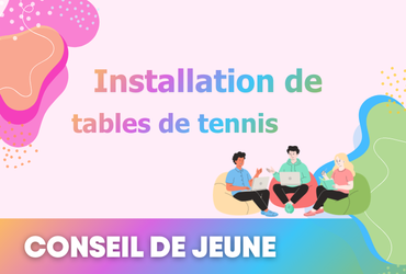 Installation de nouvelles tables de tennis extérieures